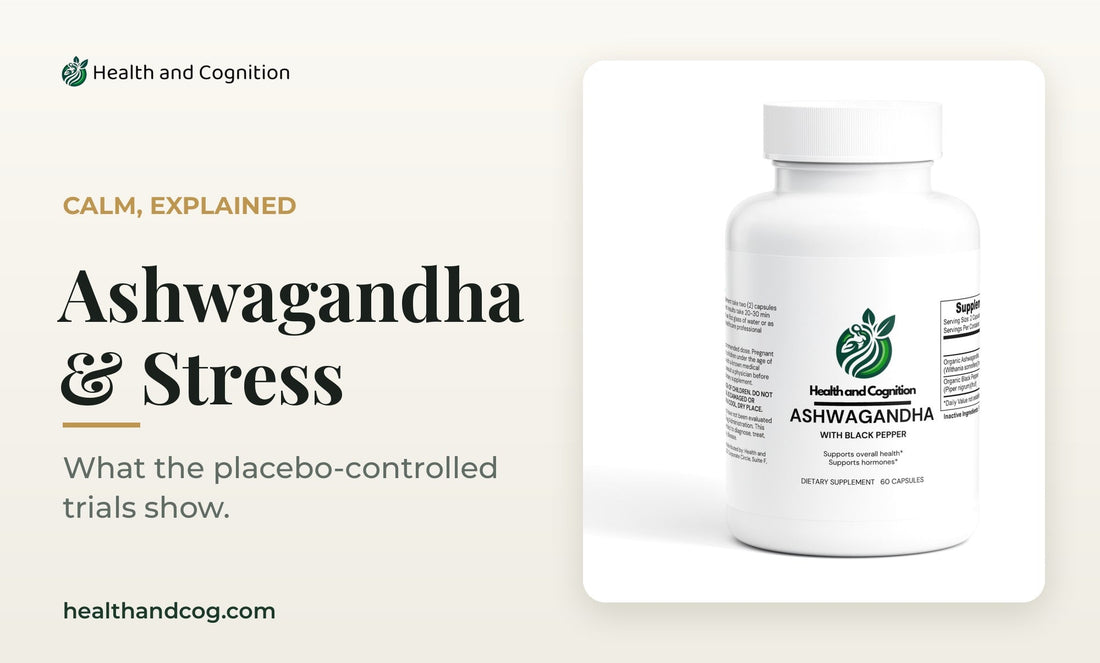 Health & Cognition Ashwagandha with Black Pepper: ashwagandha and stress guide