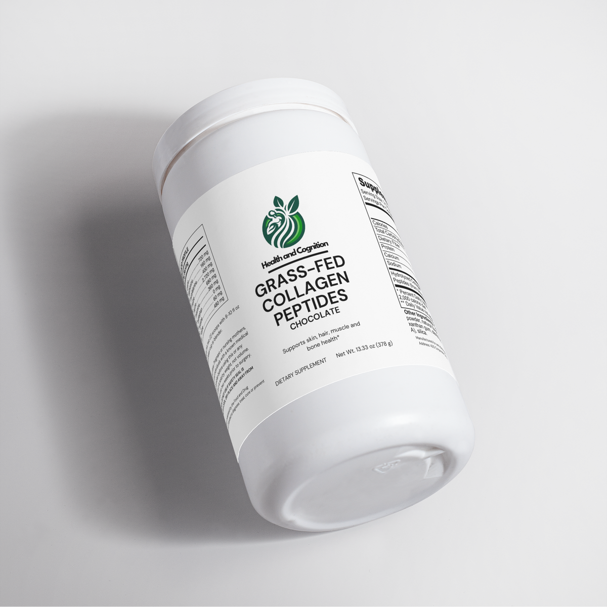 Grass-Fed Collagen Peptides Powder (Chocolate)