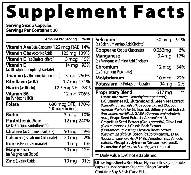 Wake Up Smart — Focus & Cognition Formula