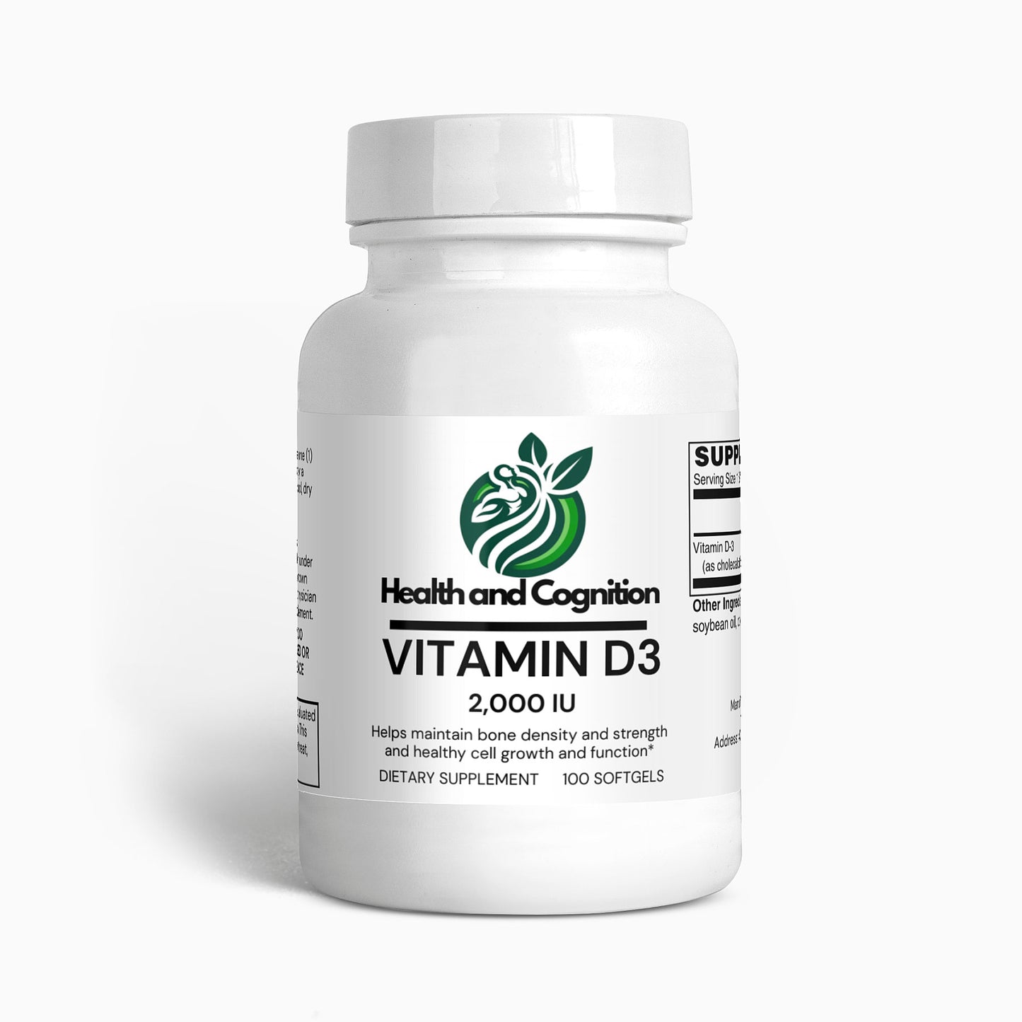 Vitamin D3 2,000 IU - Health and Cognition