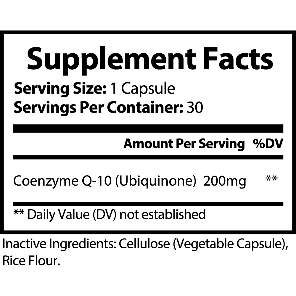 CoQ10 Ubiquinone - Health and Cognition