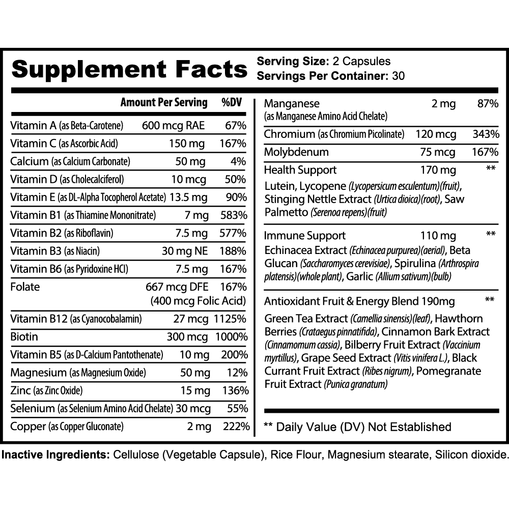 Complete Multivitamin - Health and Cognition